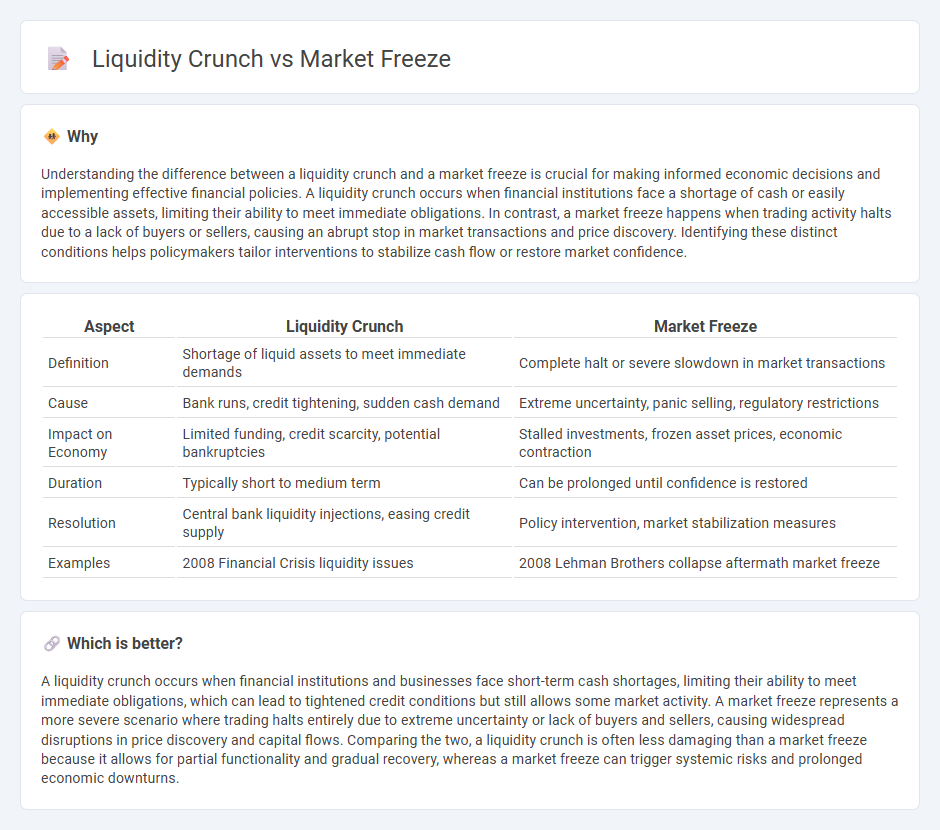 Liquidity Crunch vs Market Freeze in Economy