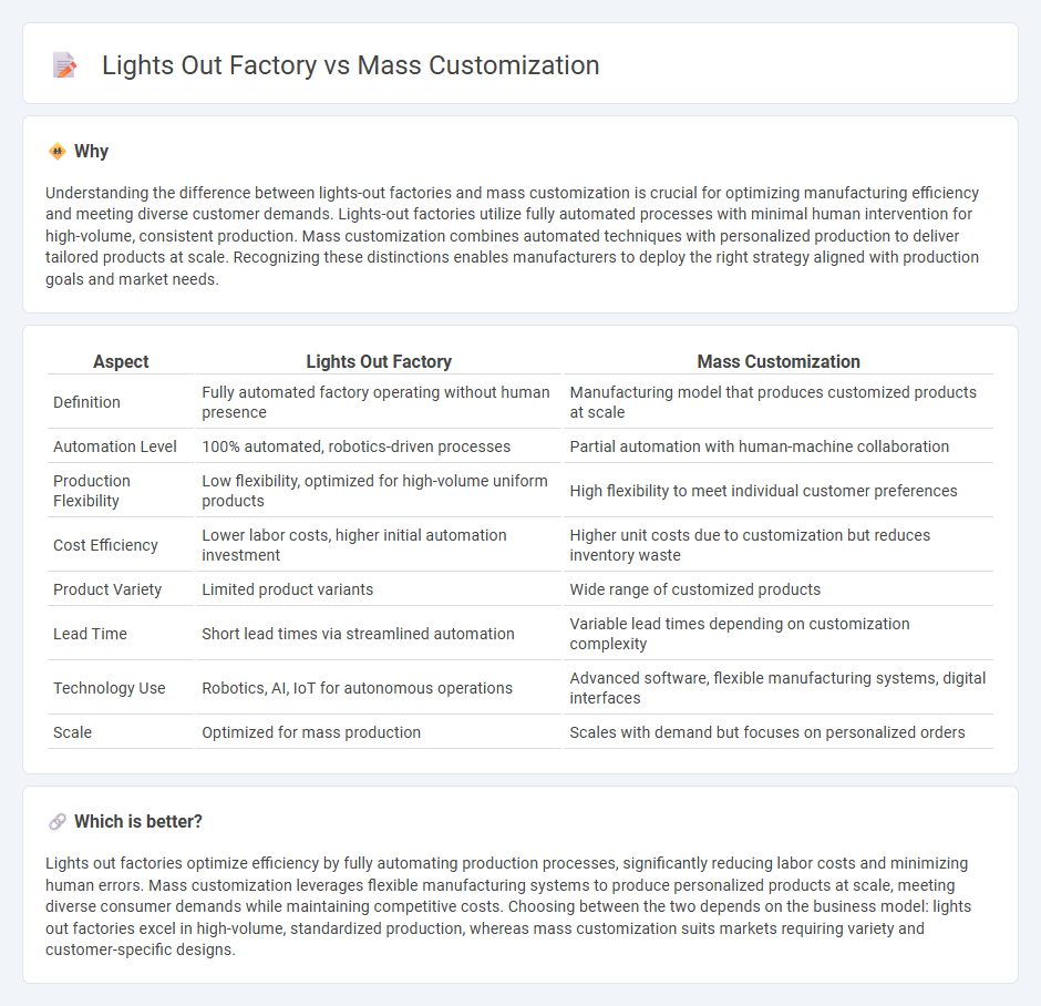 Lights Out Factory vs Mass Customization in Manufacturing