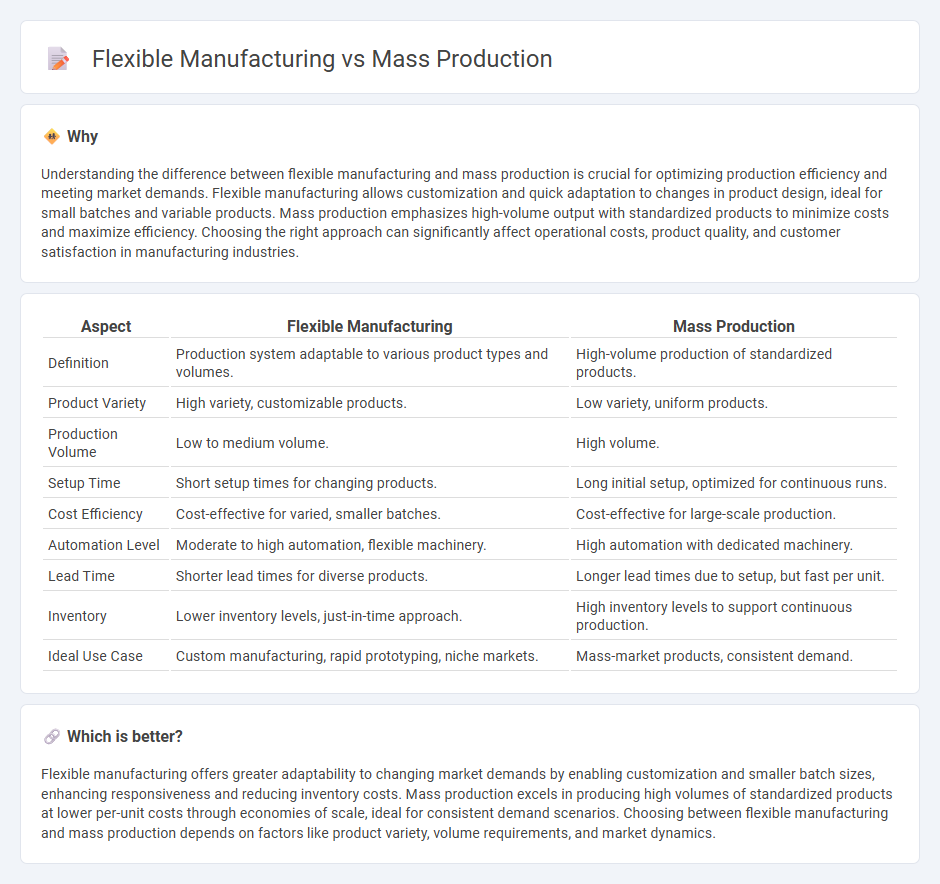 Flexible Manufacturing vs Mass Production in Manufacturing