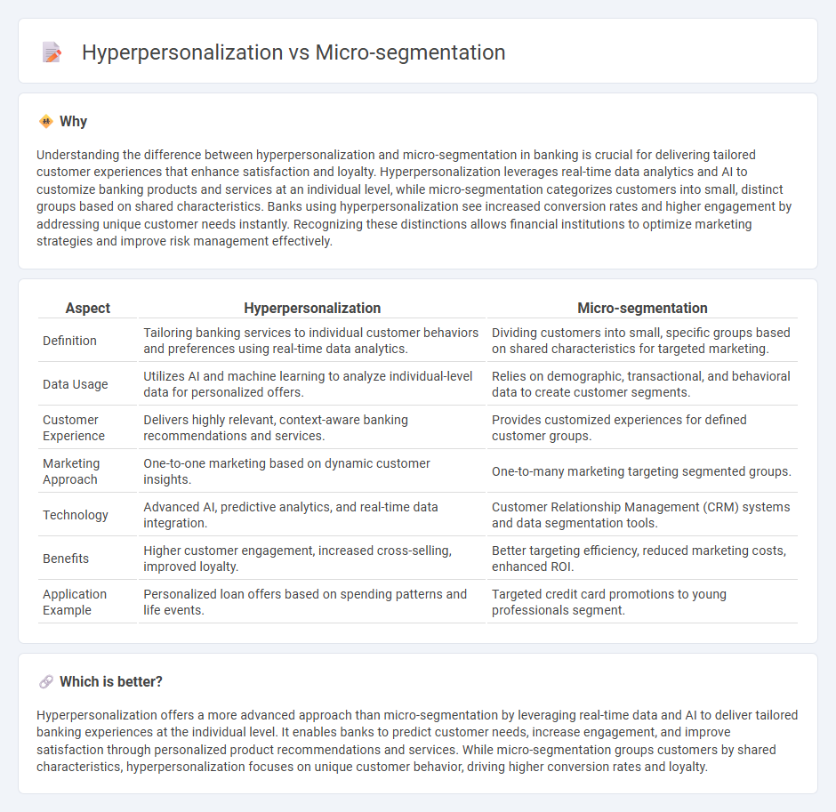 Hyperpersonalization vs Micro-Segmentation in Banking