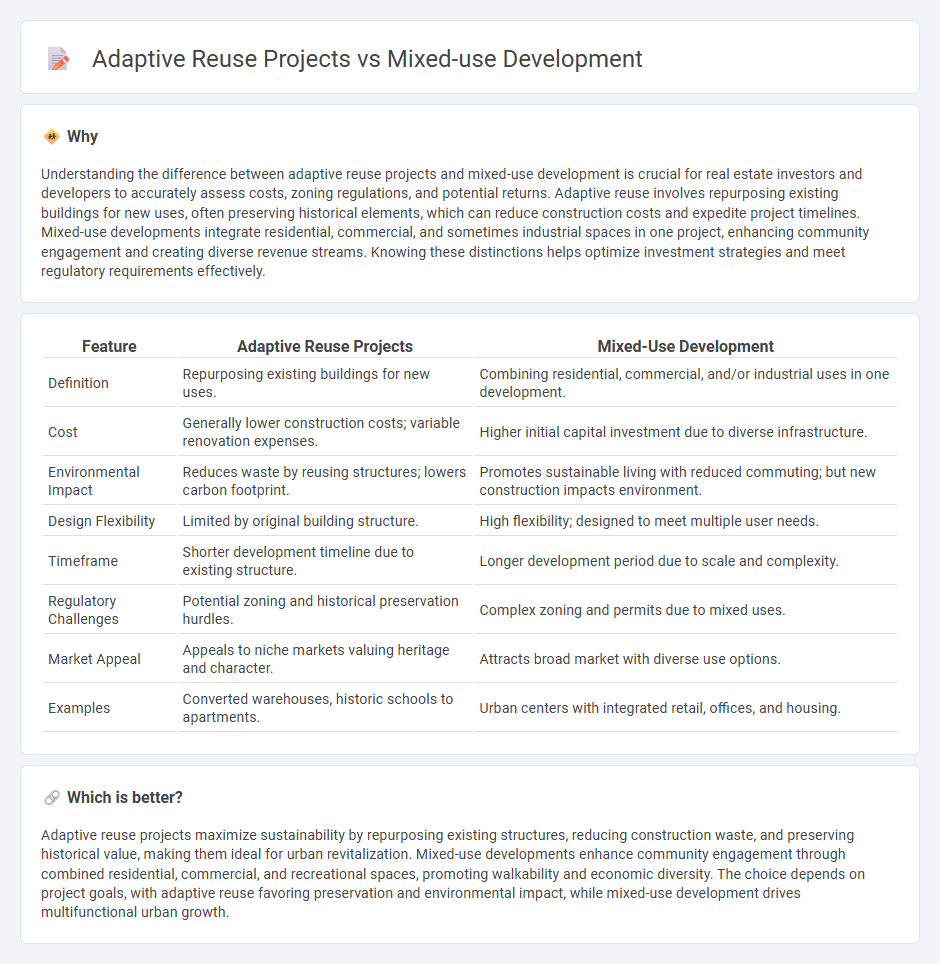 Adaptive Reuse Projects vs Mixed-Use Development in Real Estate