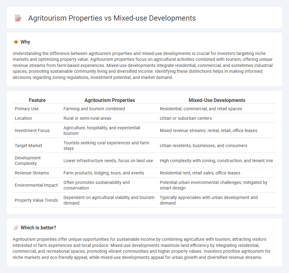 Agritourism Properties vs Mixed-Use Developments in Real Estate