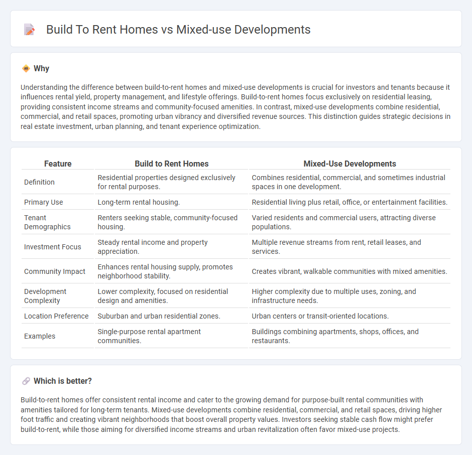 Build To Rent Homes vs Mixed-Use Developments in Real Estate