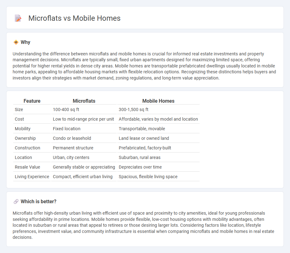 Microflats vs Mobile Homes in Real Estate