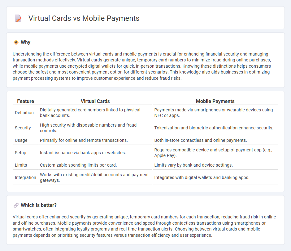 Virtual Cards vs Mobile Payments in Banking