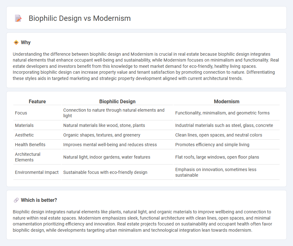 Biophilic Design vs Modernism in Real Estate