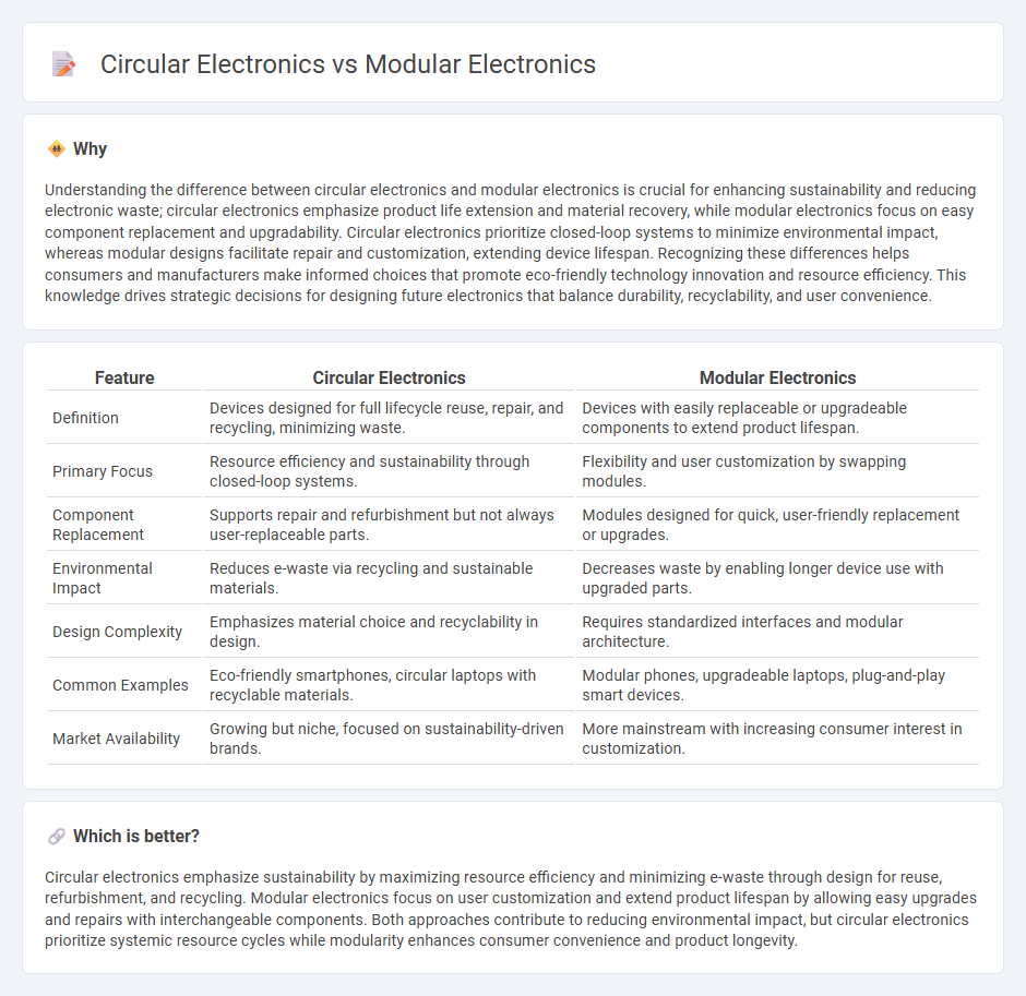 Circular Electronics vs Modular Electronics in Technology
