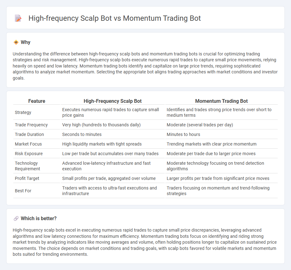High-Frequency Scalp Bot vs Momentum Trading Bot in Trading