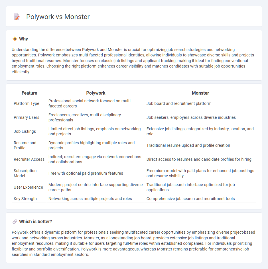 Polywork vs Monster in Employment