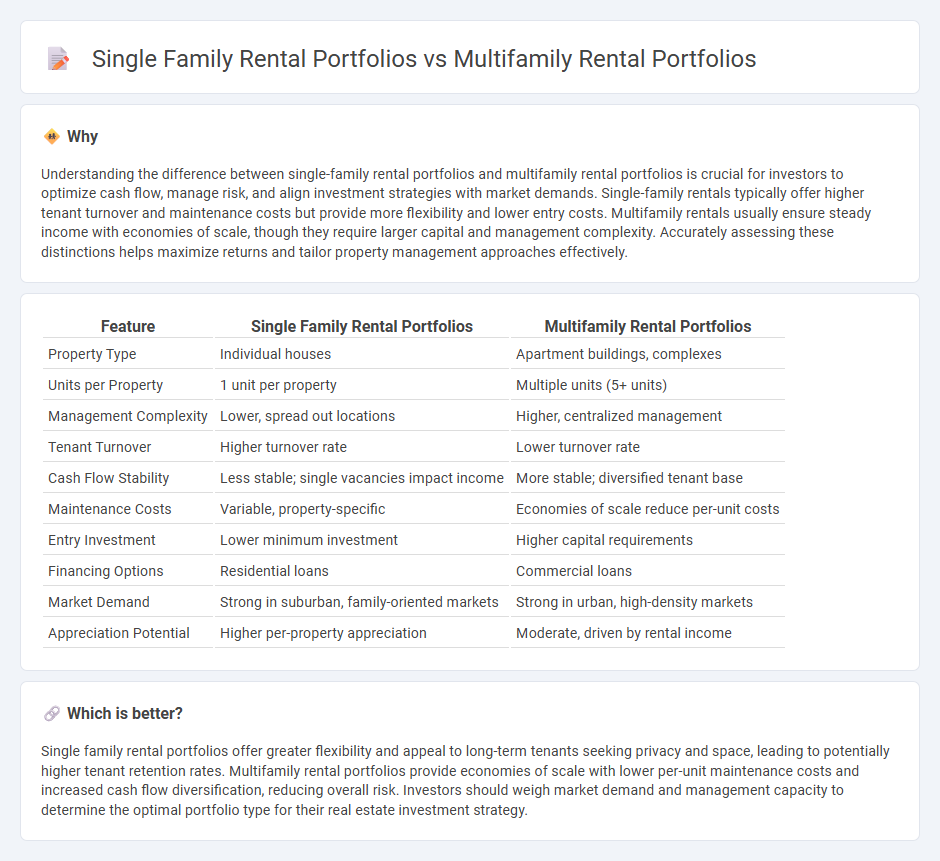 Single Family Rental Portfolios vs Multifamily Rental Portfolios in Real Estate