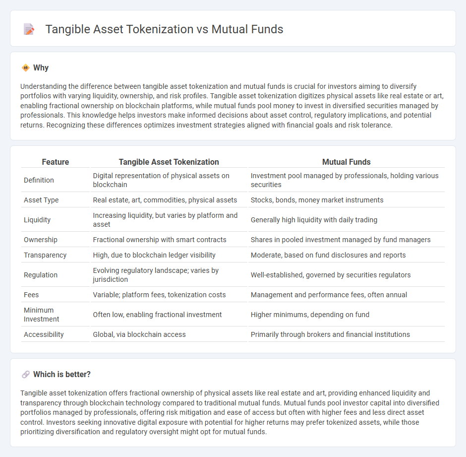 Tangible Asset Tokenization vs Mutual Funds in Investment