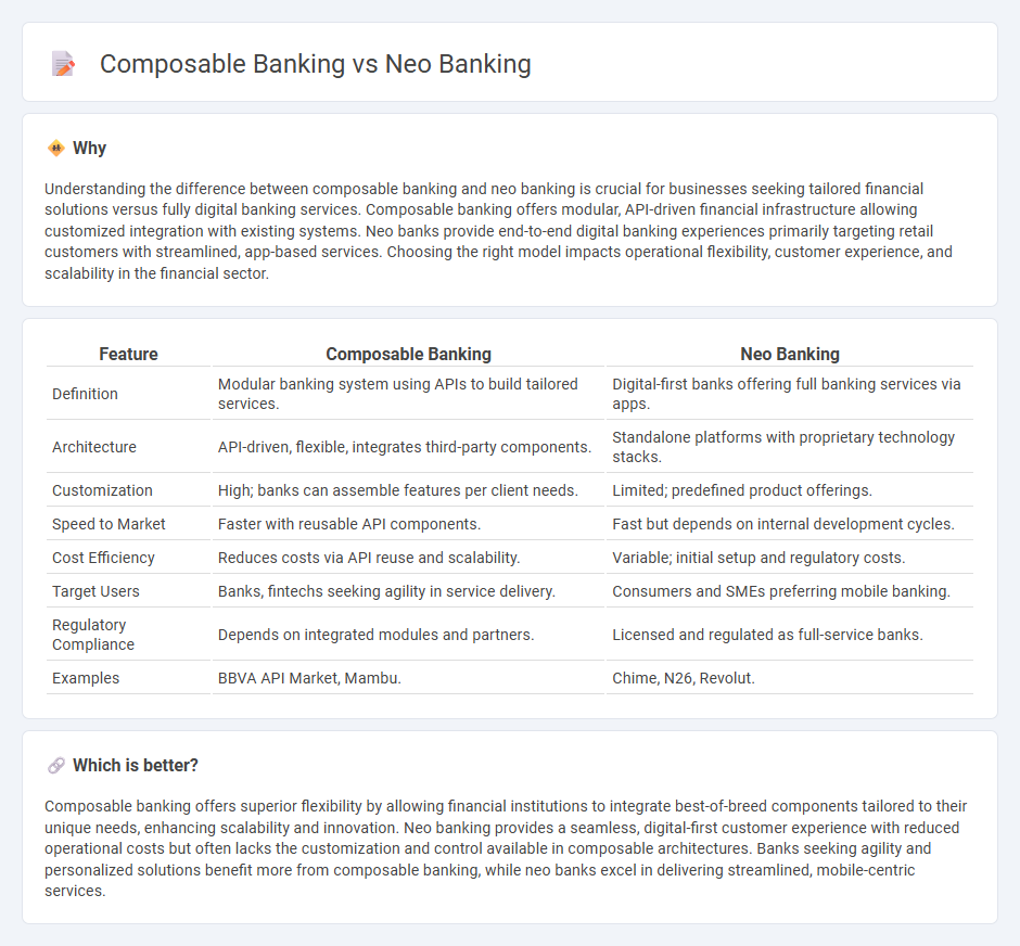 Composable Banking vs Neo Banking in Banking
