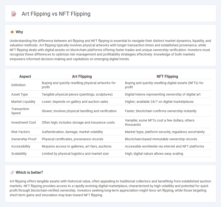 Art Flipping vs Nft Flipping in Investment