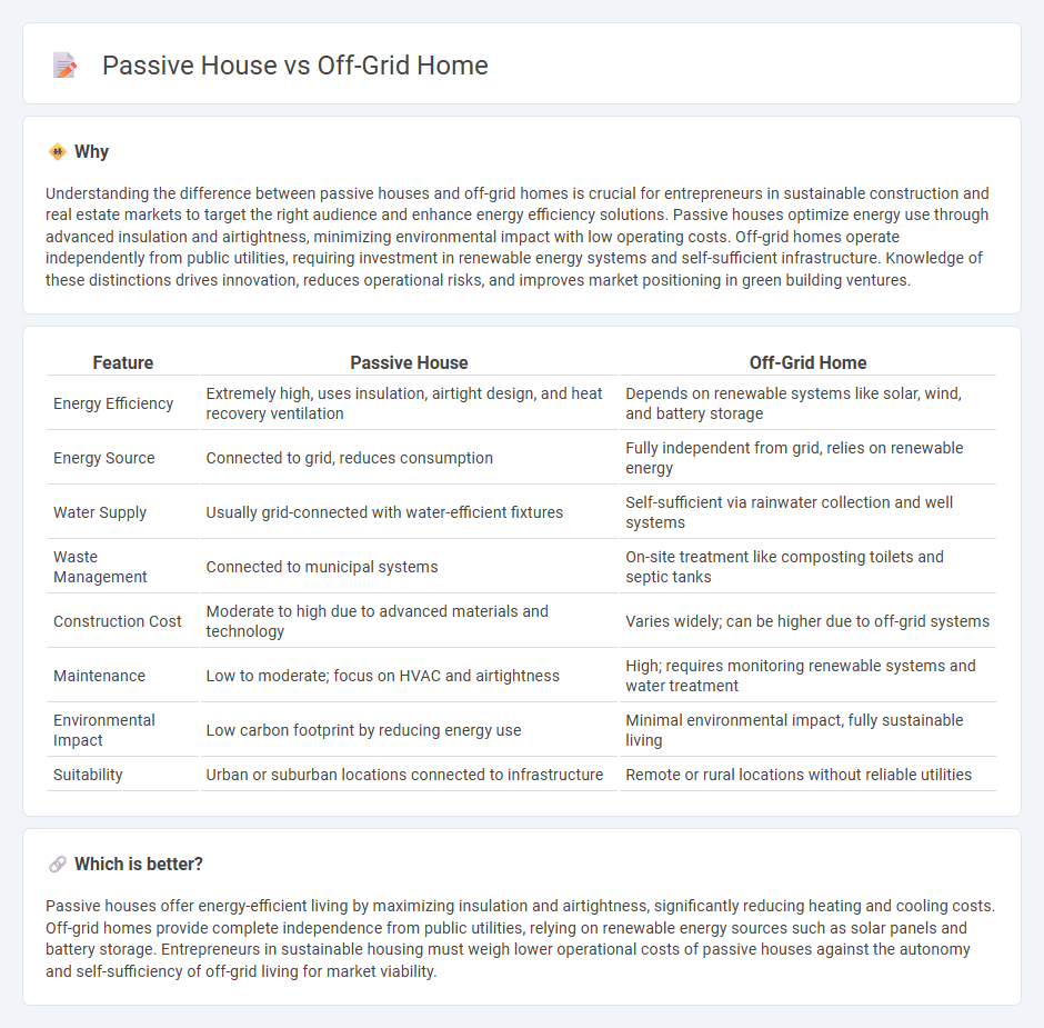 Passive House vs Off-Grid Home in Entrepreneurship