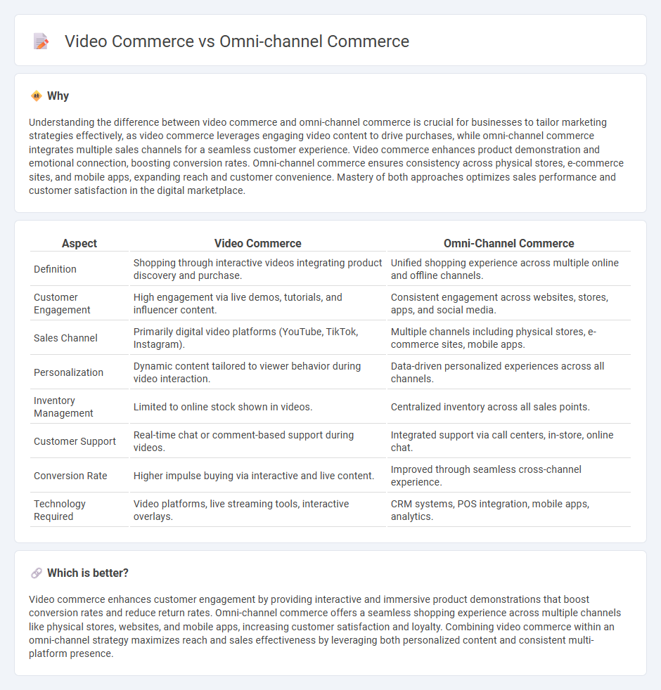 Video Commerce vs Omni-Channel Commerce in Commerce