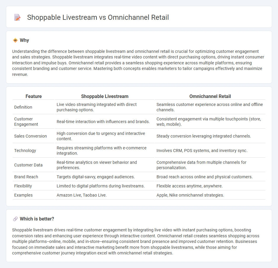 Shoppable Livestream vs Omnichannel Retail in Marketing