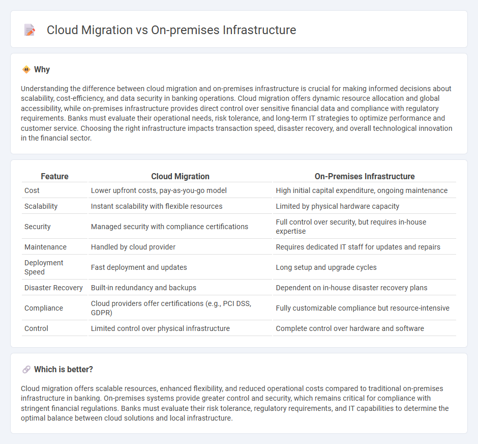 Cloud Migration vs On-Premises Infrastructure in Banking