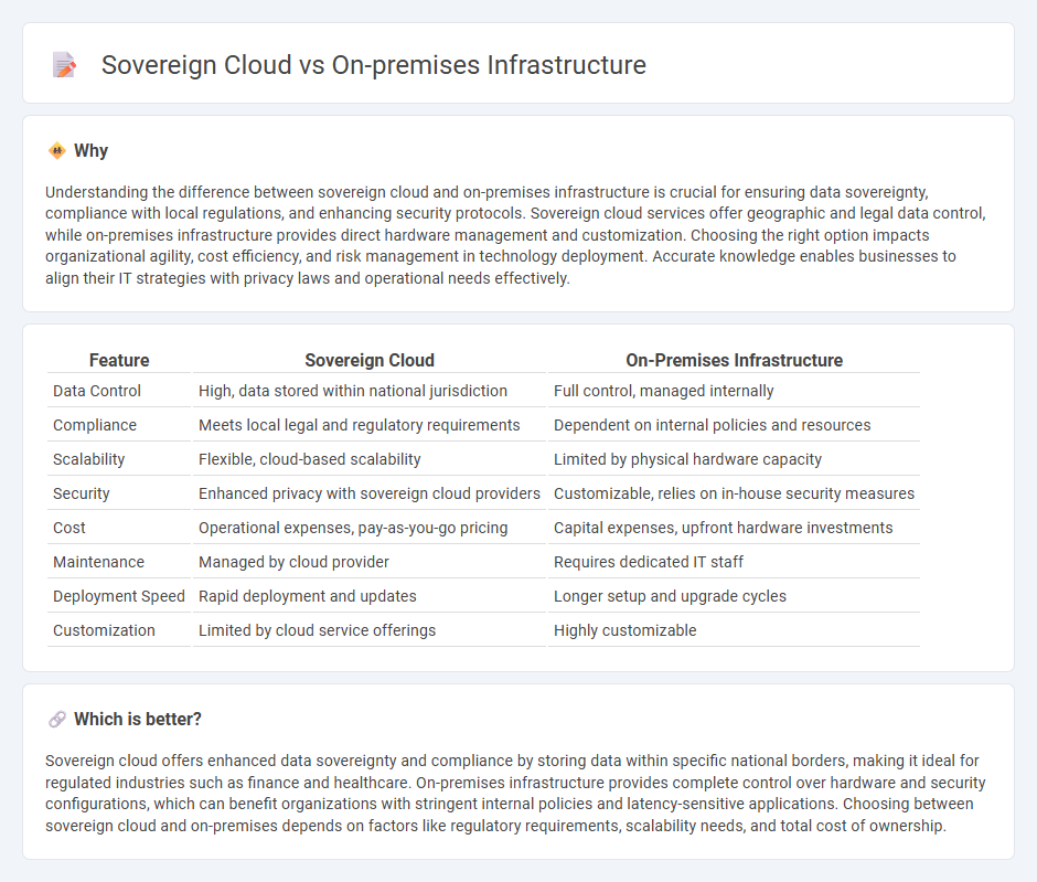 Sovereign Cloud vs On-Premises Infrastructure in Technology