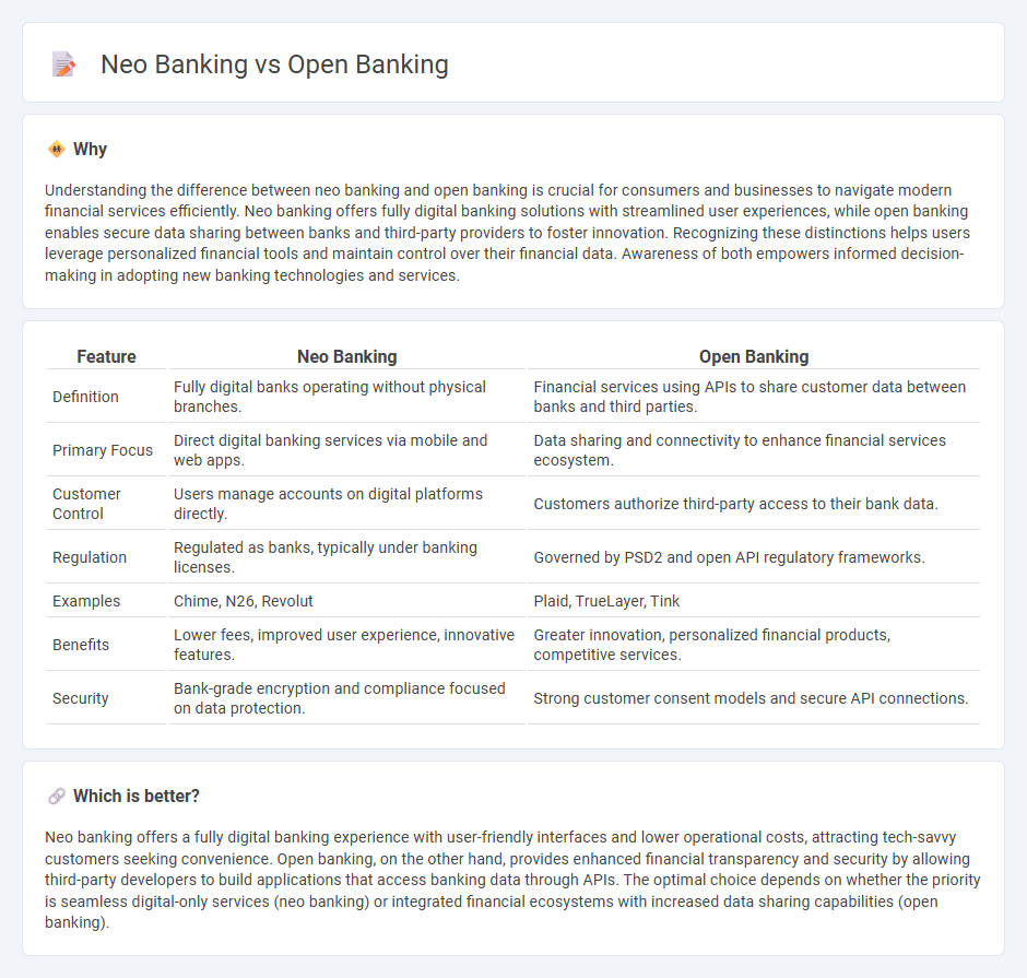 Neo Banking vs Open Banking in Banking
