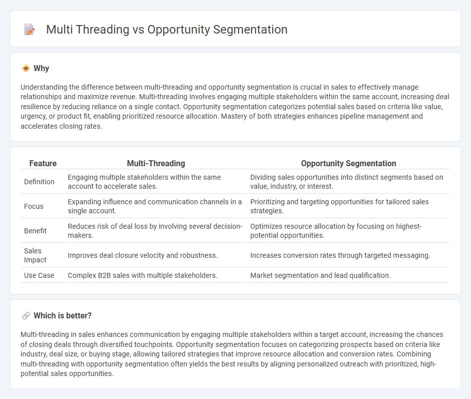 Multi Threading vs Opportunity Segmentation in Sales
