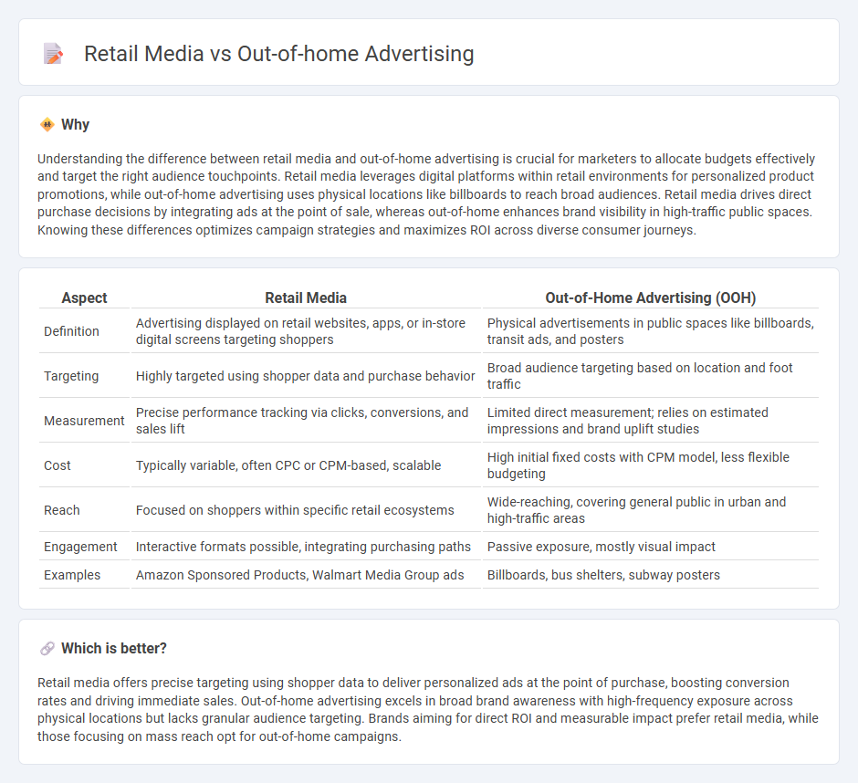 Retail Media vs Out-Of-Home Advertising in Marketing