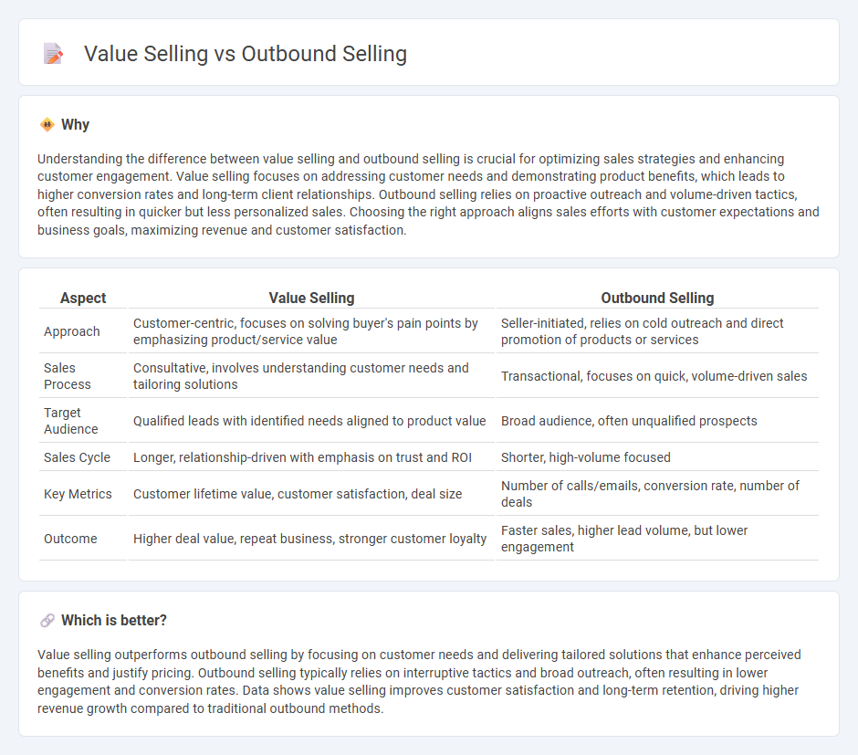 Value Selling vs Outbound Selling in Sales