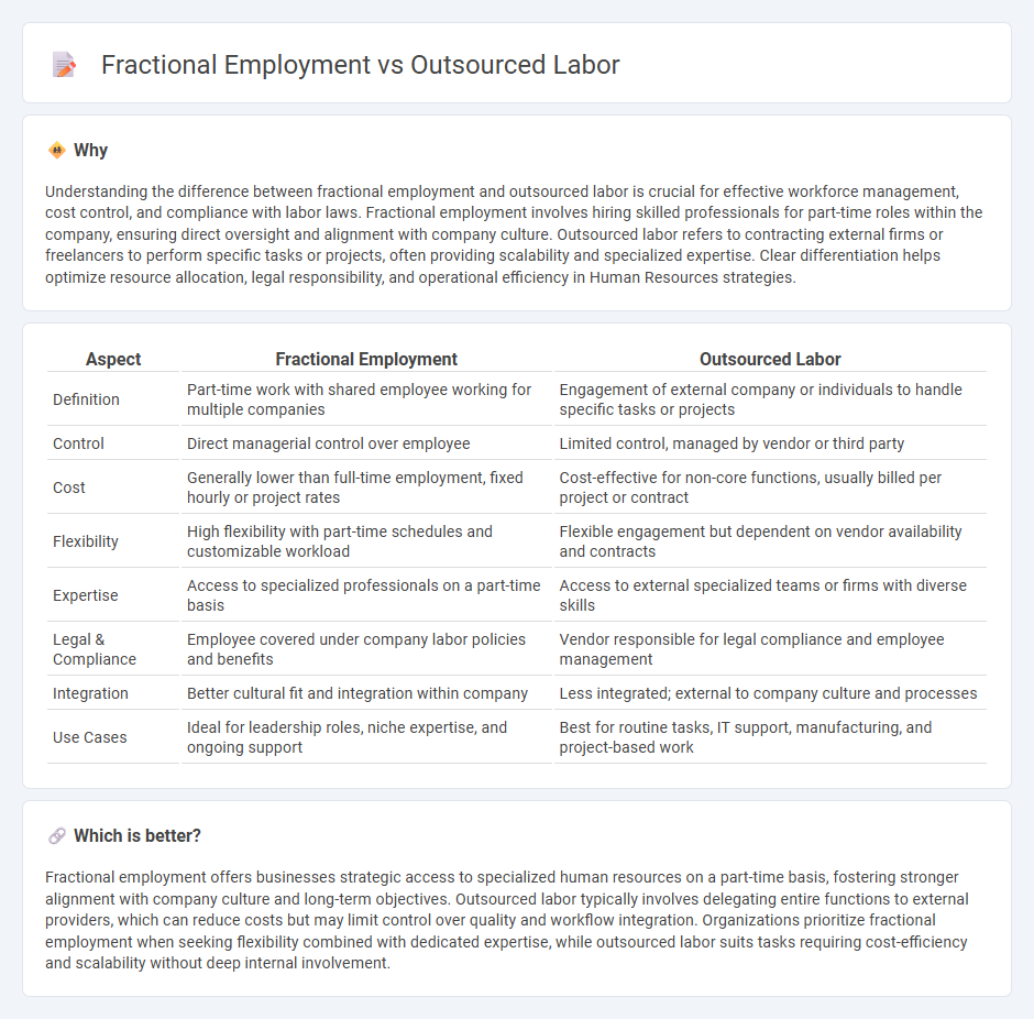 Fractional Employment vs Outsourced Labor in Human Resources