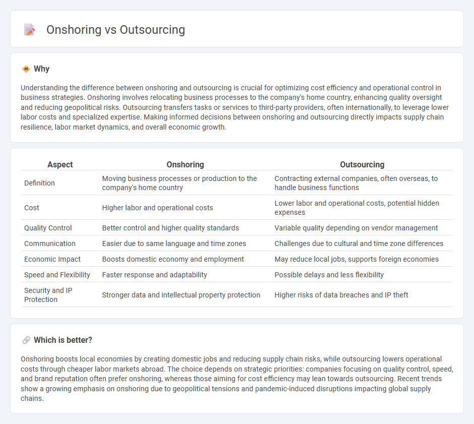 Onshoring vs Outsourcing in Economy