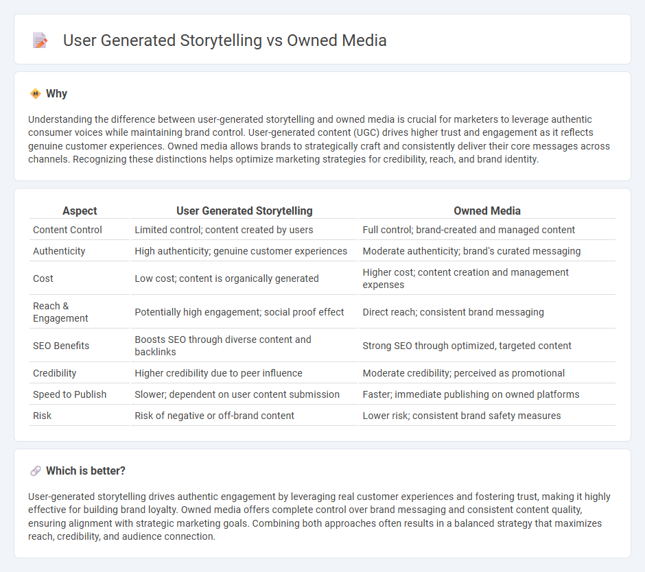 User Generated Storytelling vs Owned Media in Marketing