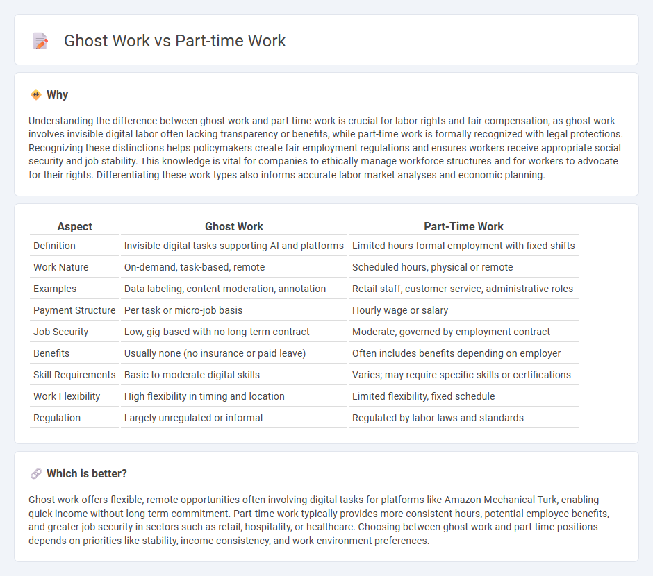 Ghost Work vs Part-Time Work in Employment