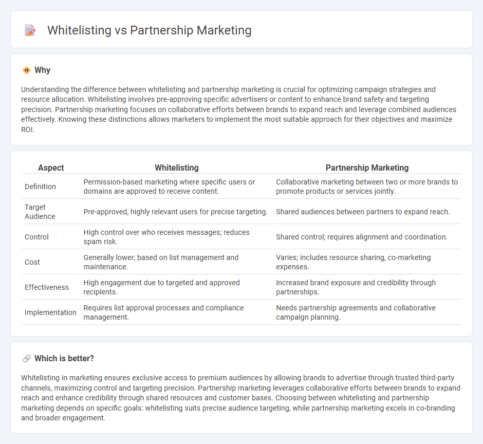 Whitelisting vs Partnership Marketing in Marketing