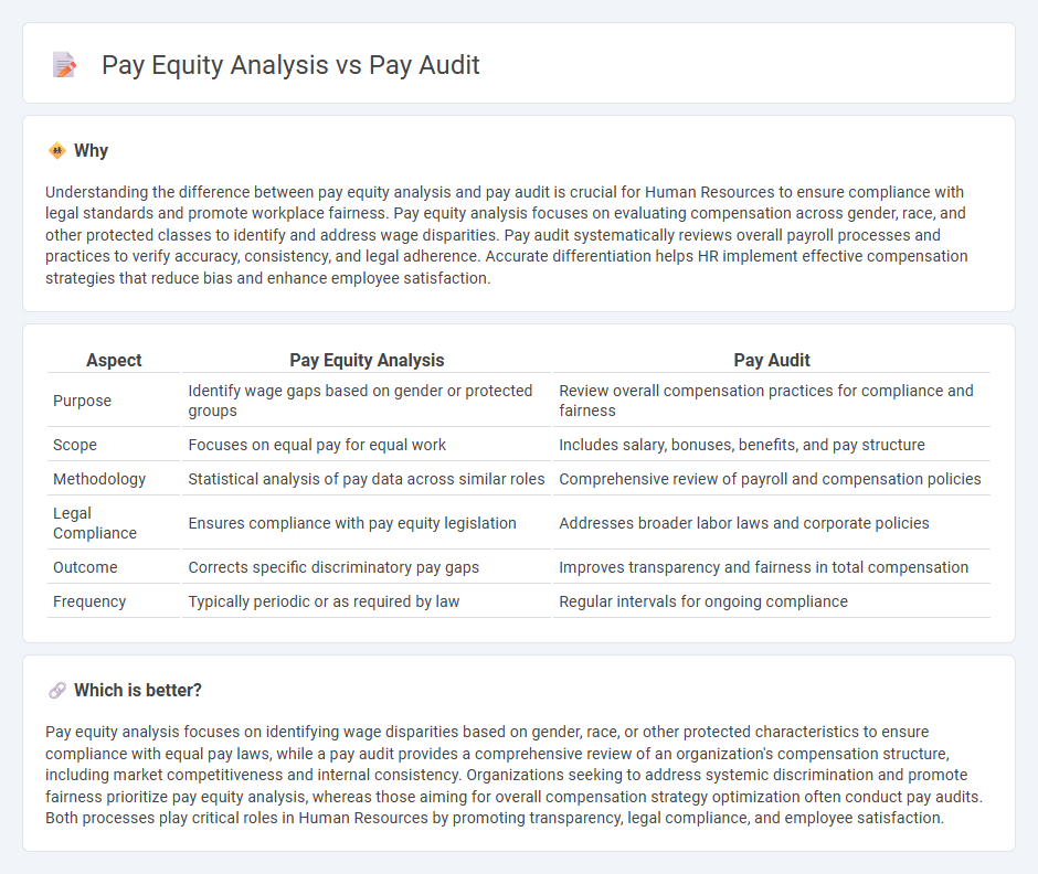 Pay Equity Analysis vs Pay Audit in Human Resources