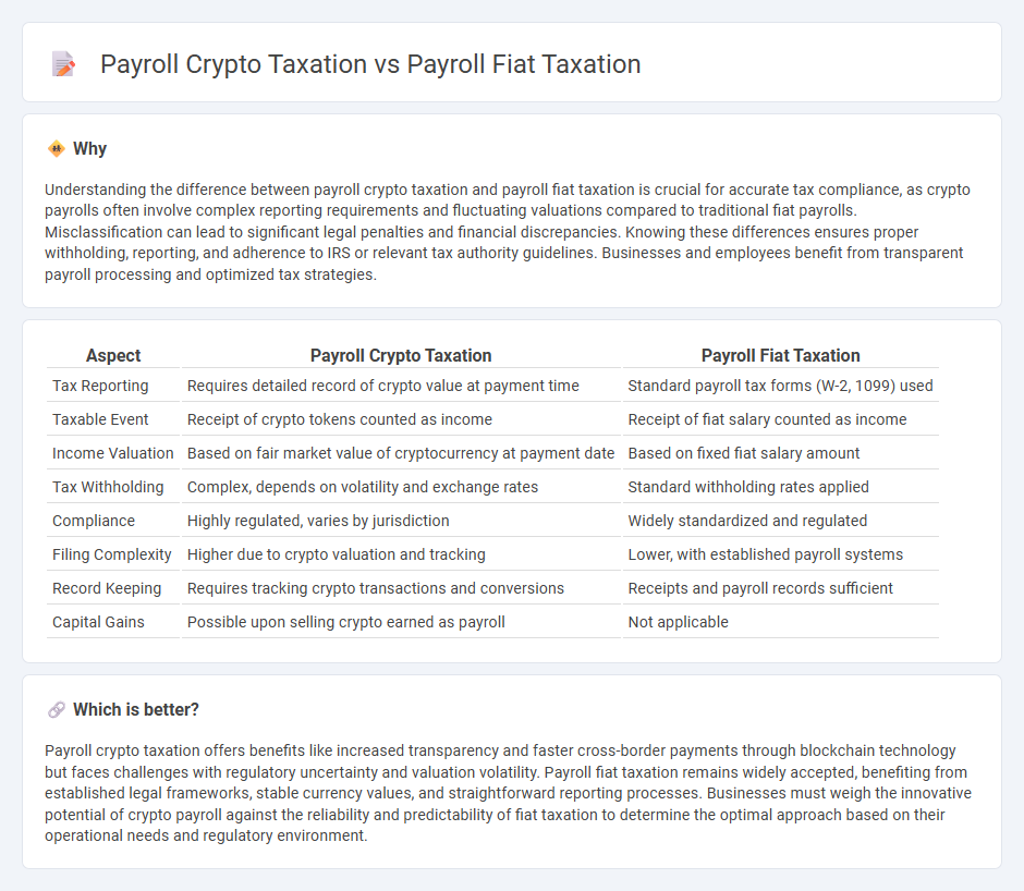 Payroll Crypto Taxation vs Payroll Fiat Taxation in Accounting