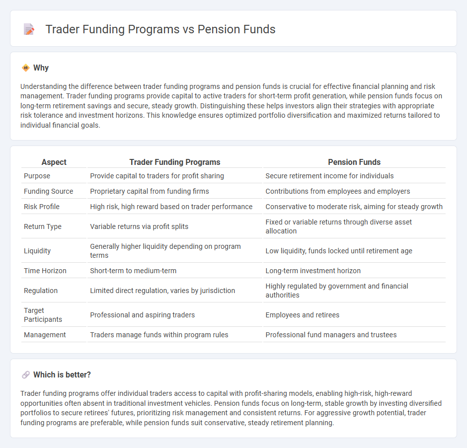 Trader Funding Programs vs Pension Funds in Finance