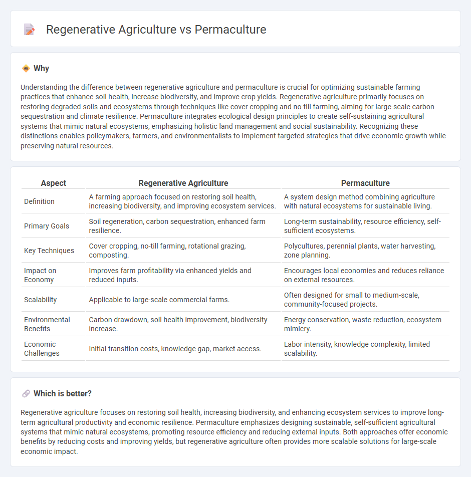 Regenerative Agriculture vs Permaculture in Economy