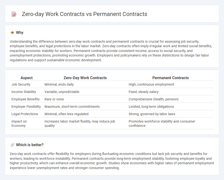 Zero-Day Work Contracts vs Permanent Contracts in Economy