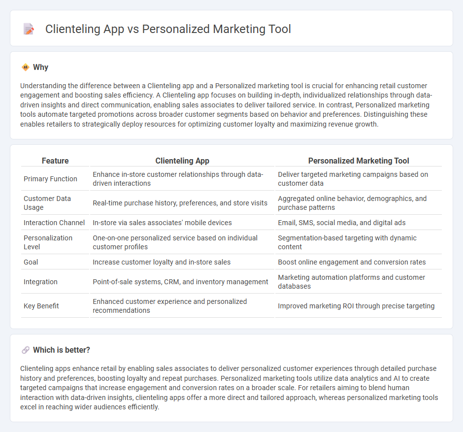 Clienteling App vs Personalized Marketing Tool in Retail
