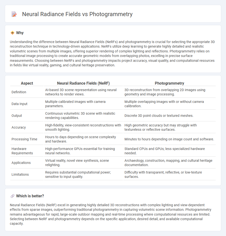 Neural Radiance Fields vs Photogrammetry in Technology