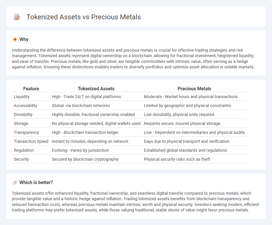 Tokenized Assets vs Precious Metals in Trading