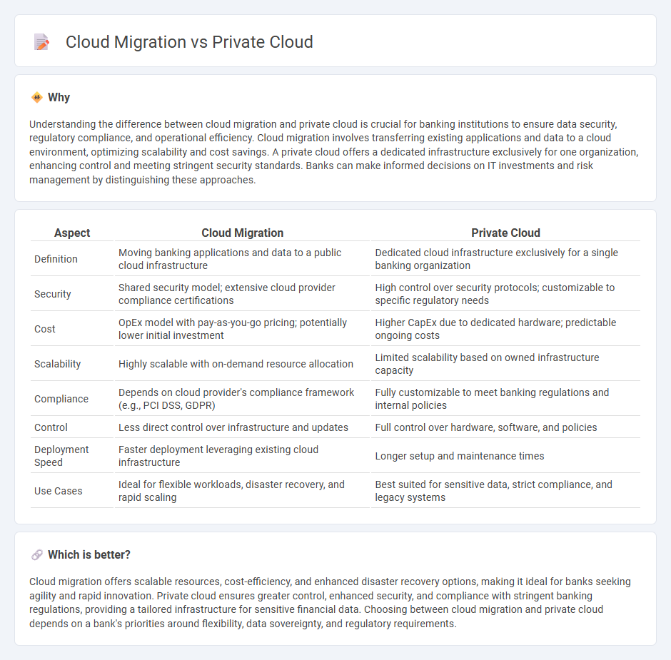 Cloud Migration vs Private Cloud in Banking