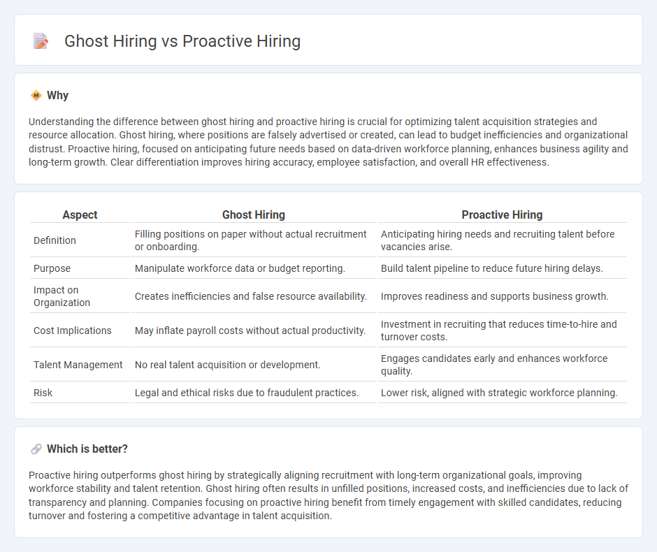 Ghost Hiring vs Proactive Hiring in Human Resources
