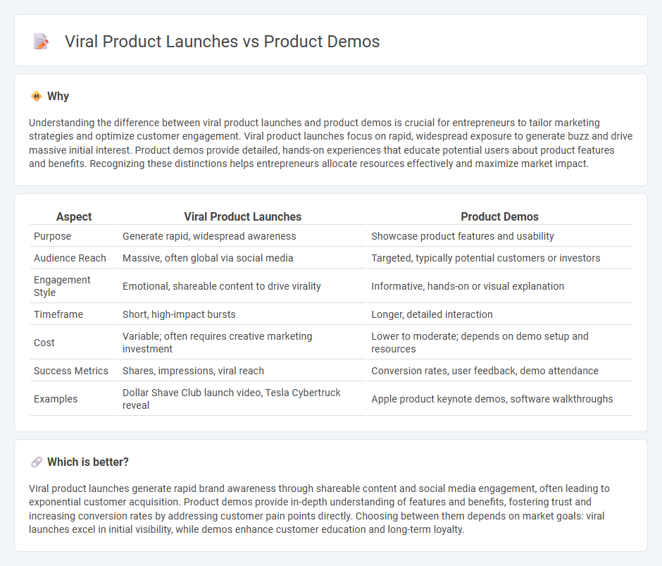 Viral Product Launches vs Product Demos in Entrepreneurship