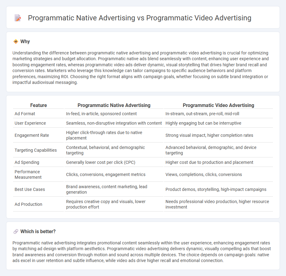 Programmatic Native Advertising vs Programmatic Video Advertising in Marketing