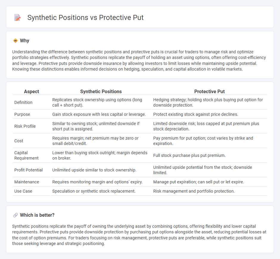 Synthetic Positions vs Protective Put in Trading