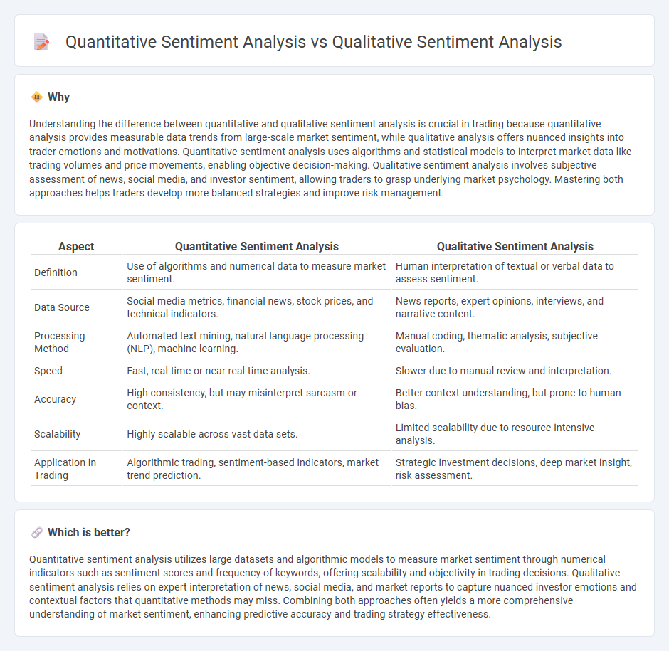 Quantitative Sentiment Analysis vs Qualitative Sentiment Analysis in Trading