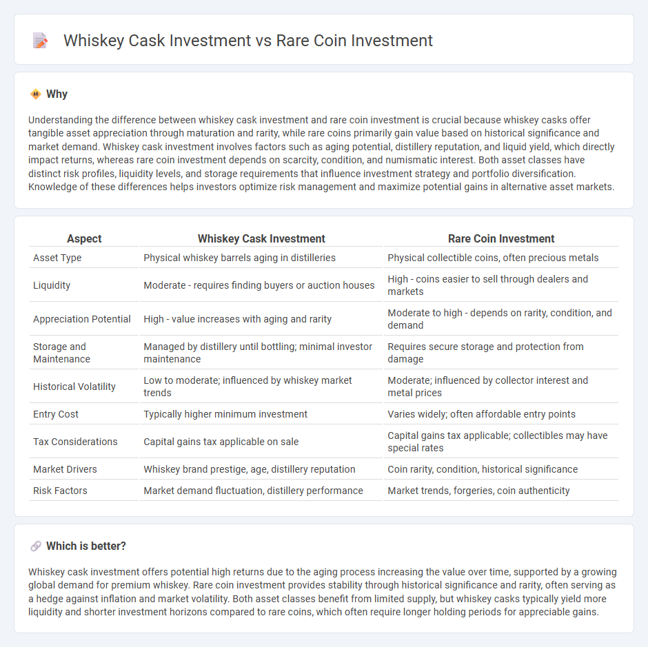 Whiskey Cask Investment vs Rare Coin Investment in Investment