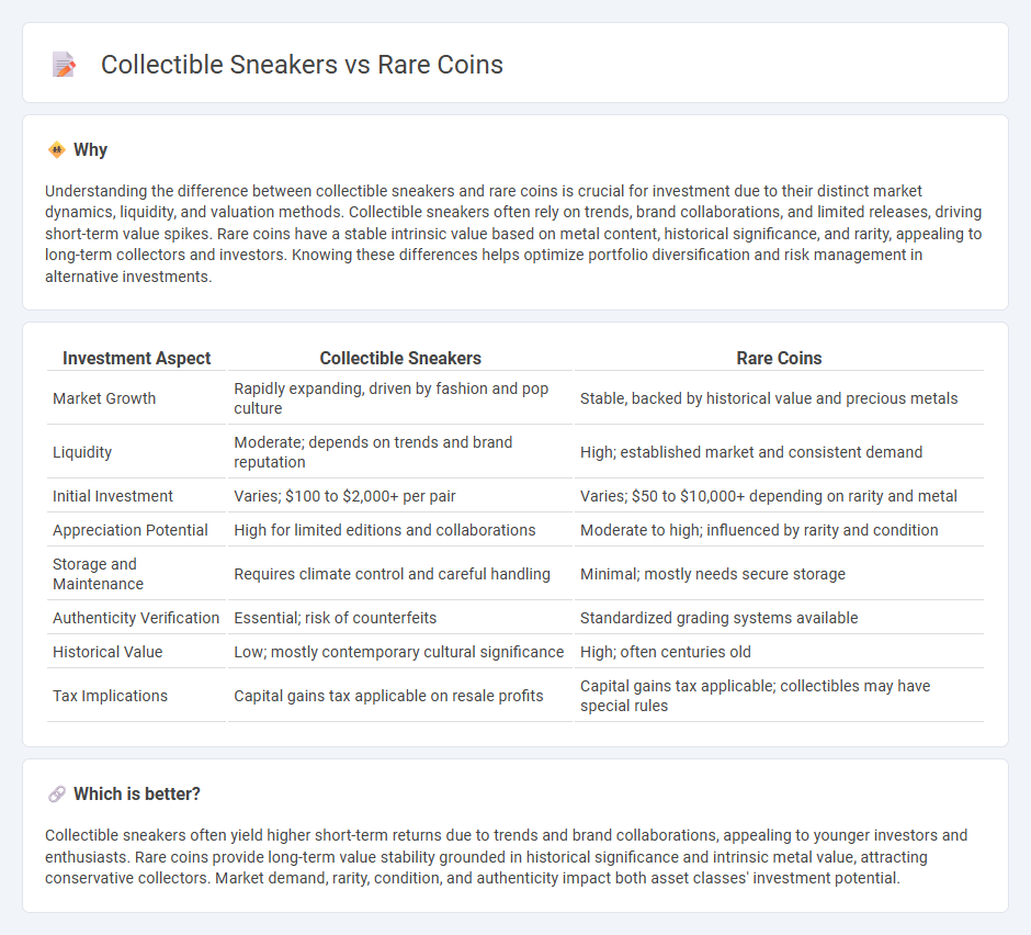 Collectible Sneakers vs Rare Coins in Investment