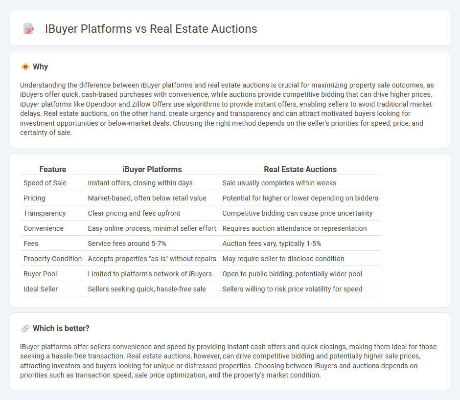 Ibuyer Platforms vs Real Estate Auctions in Real Estate