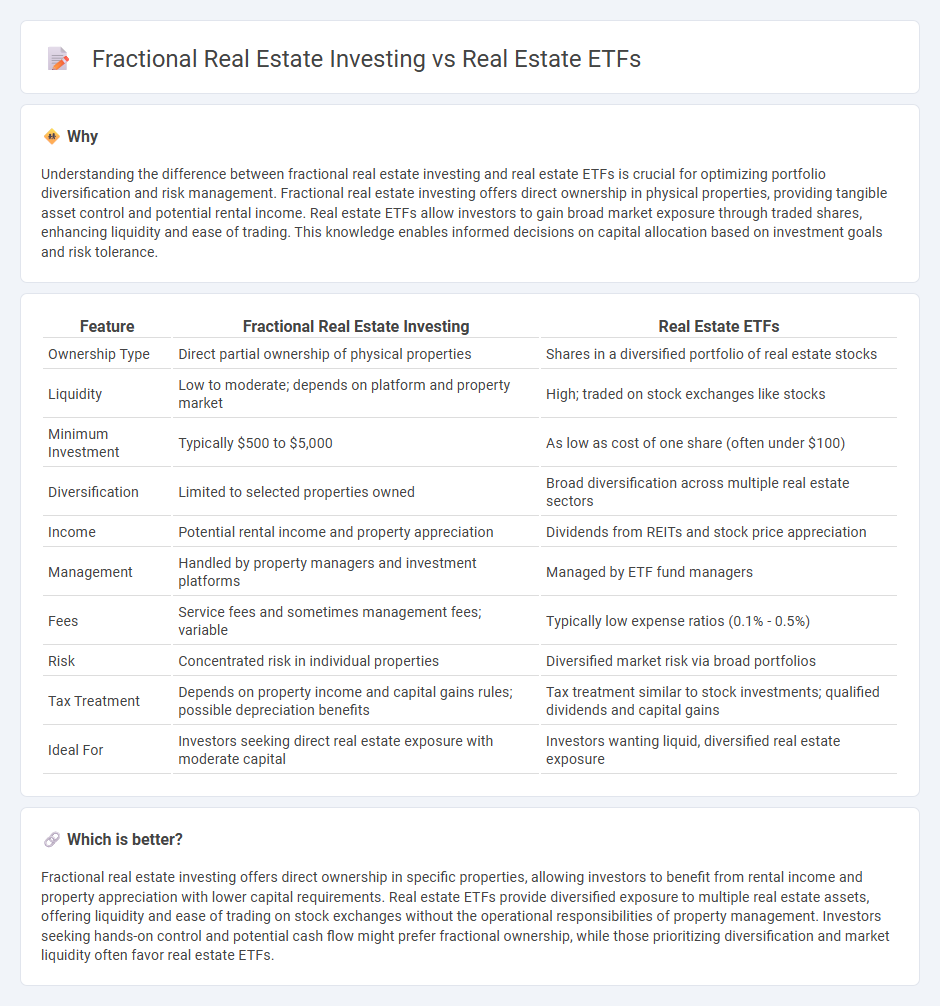 Fractional Real Estate Investing vs Real Estate Etfs in Investment