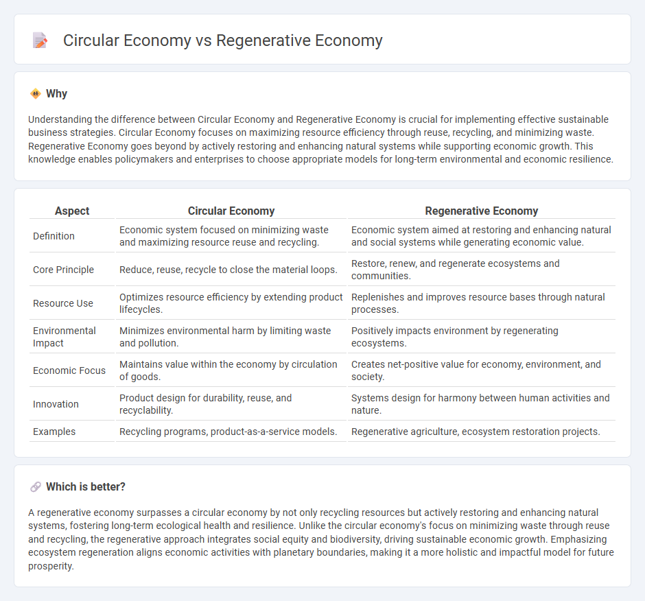 Circular Economy vs Regenerative Economy in Economy
